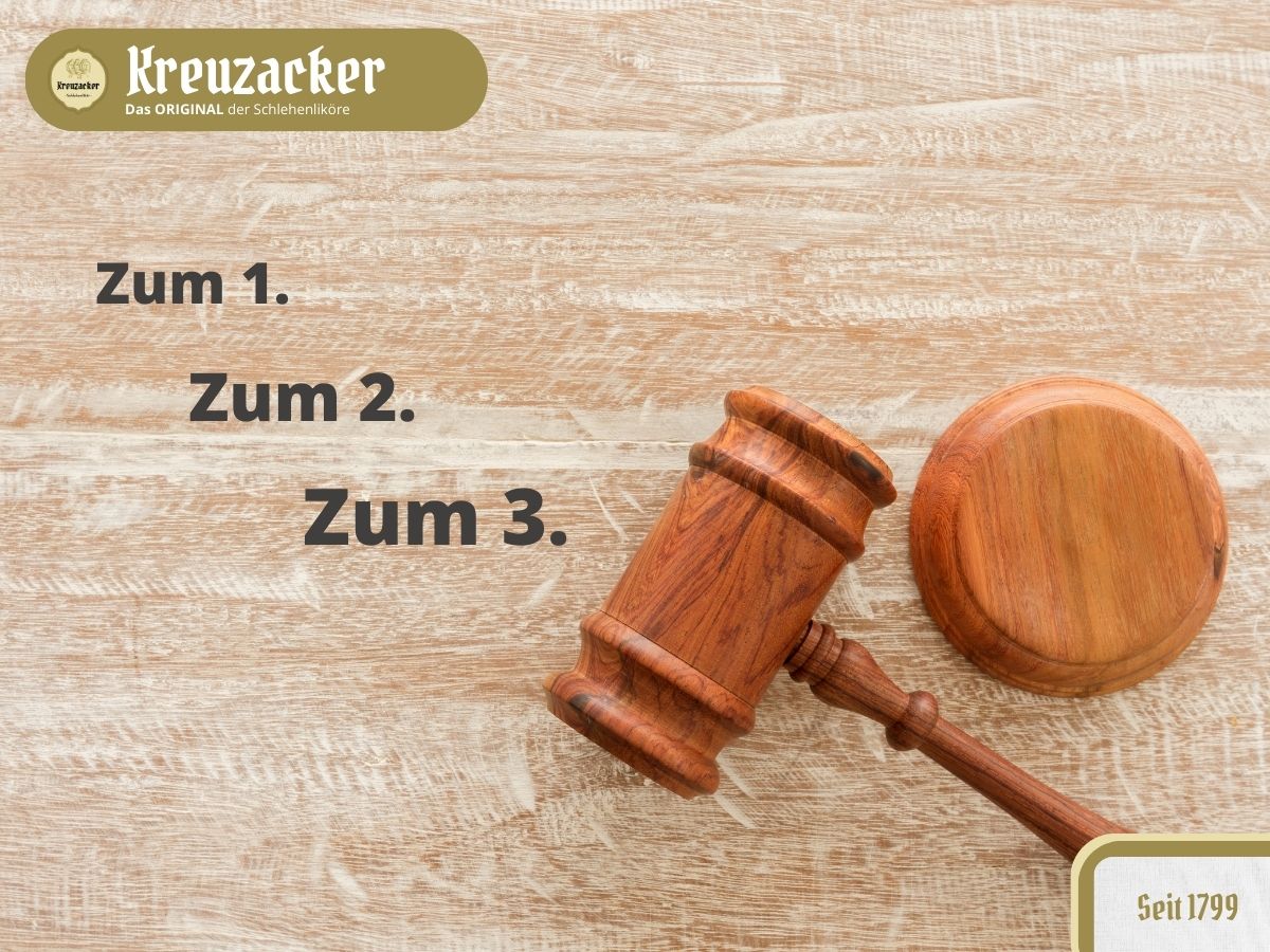 Versteigerungen zum Erwerb eines Kreuzacker ORIGINALS